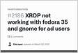 XRDP not working with fedora 35 and gnome for ad users 218